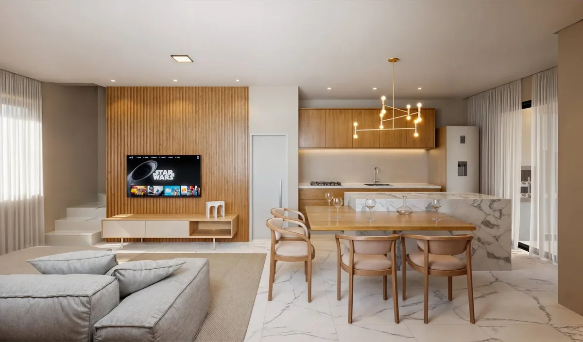 Sala e Cozinha