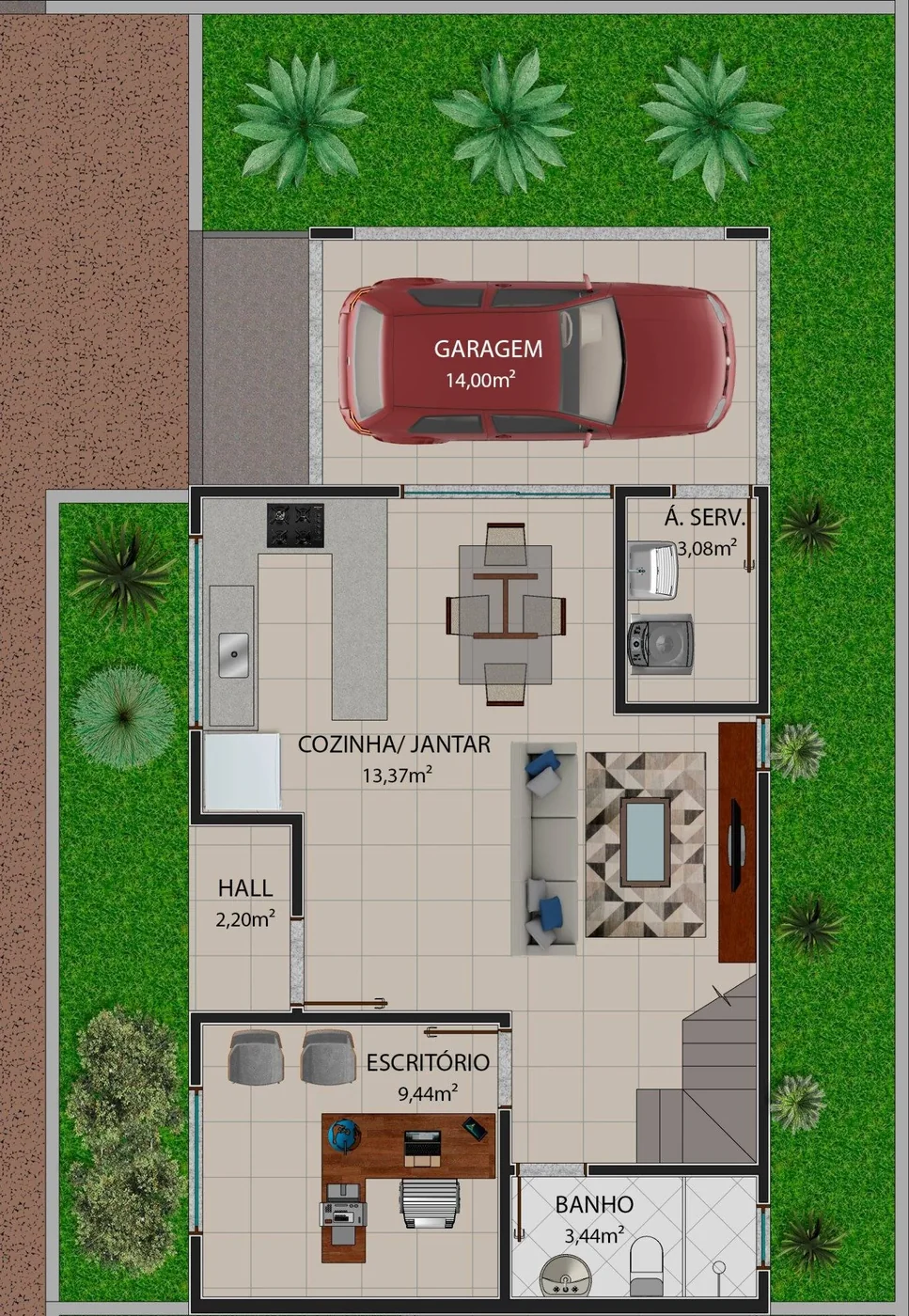 Planta Térreo Casa 02